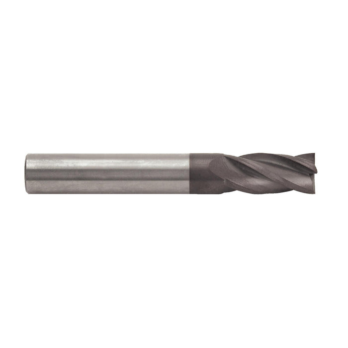 RUSHMORE USA 102856 4.00mm Size, 14.00mm LOC, 4 Flute, TiAlN Solid Carbide Finishing End Mill