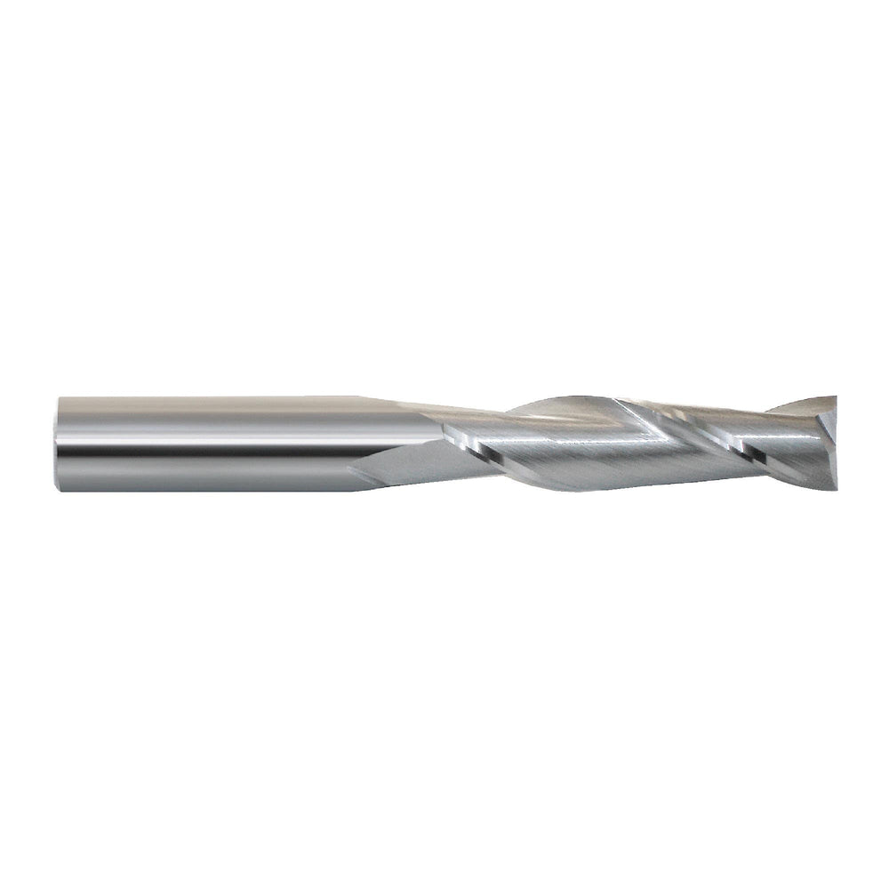 RUSHMORE USA 103014 1/8" Size, 3/4" LOC, 2 Flute, Solid Carbide 2 Flute Finishing End Mill