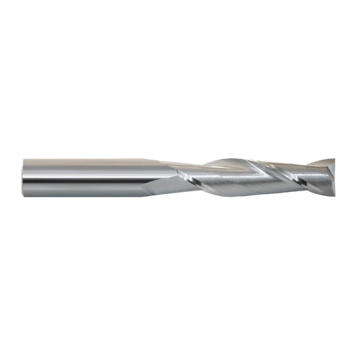 RUSHMORE USA 103022 3/16" Size, 1-1/8" LOC, 2 Flute, Solid Carbide 2 Flute Finishing End Mill