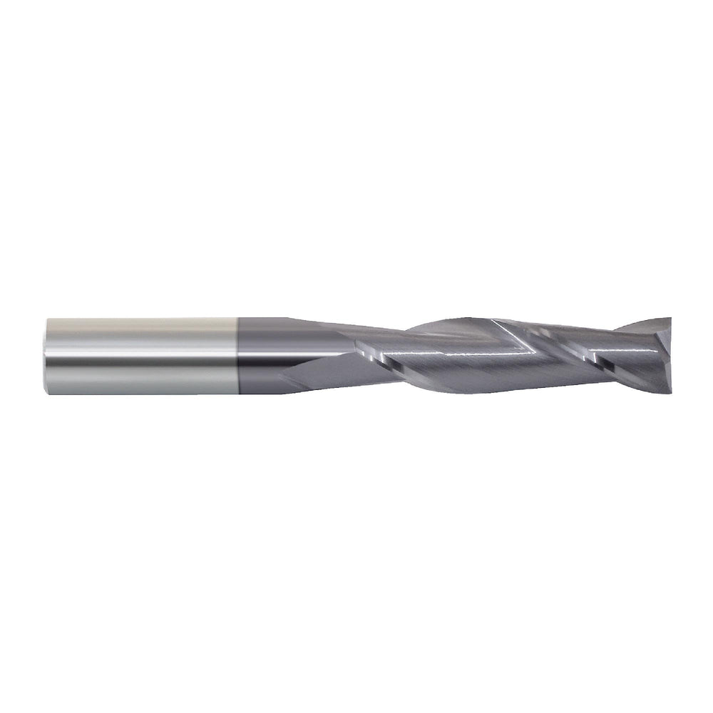 RUSHMORE USA 103030 1/8" Size, 3/4" LOC, 2 Flute, Solid Carbide 2 Flute Finishing End Mill