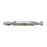 RUSHMORE USA 103110 3/8" Size, 9/16" LOC, 2 Flute, Solid Carbide 2 Flute Finishing End Mill