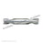 RUSHMORE USA 103108 1/4" Size, 1/2" LOC, 2 Flute, Solid Carbide 2 Flute Finishing End Mill