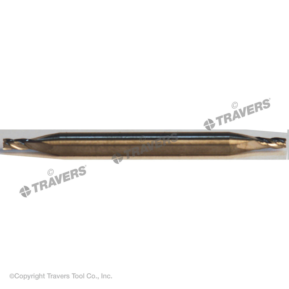 RUSHMORE USA 103113 1/16" Size, 1/8" LOC, 4 Flute, Bright Solid Carbide Finishing End Mill