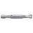 RUSHMORE USA 103134 1/2" Size, 1" LOC, 2 Flute, Solid Carbide 2 Flute Finishing End Mill