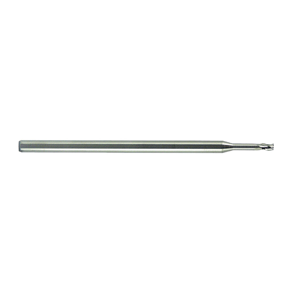 RUSHMORE USA 103391 .0250" Size, .037" (1.5x) LOC, 3 Flute, Solid Carbide Miniature End Mill