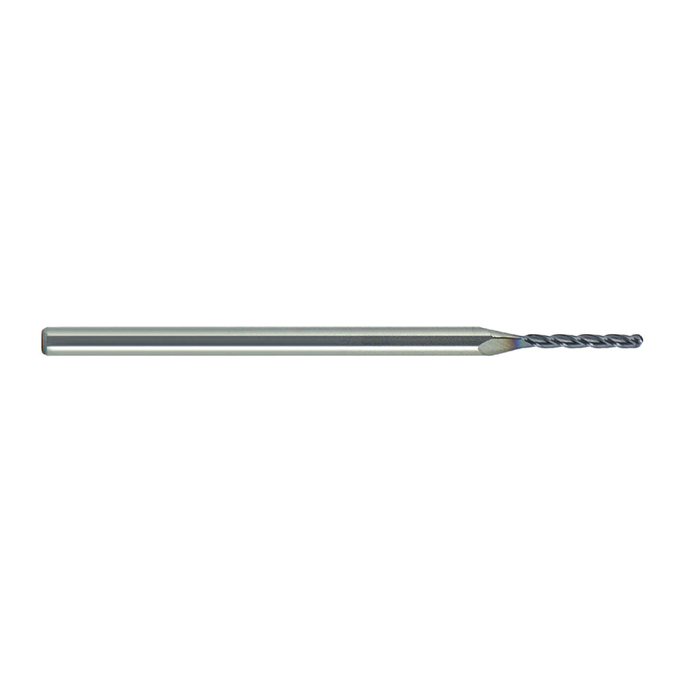 RUSHMORE USA 103432 .062" Size, 1/2" (8x) LOC, 3 Flute, Solid Carbide Ball/Miniature Combination End Mill