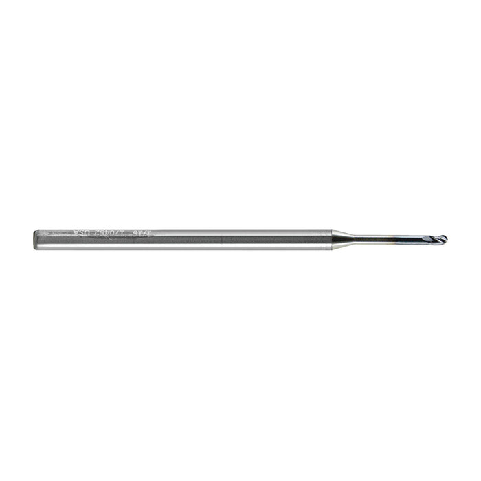 RUSHMORE USA 103459 1/8" Size, 3/16" (1.5x) LOC, 3 Flute, Solid Carbide Ball/Miniature Combination End Mill