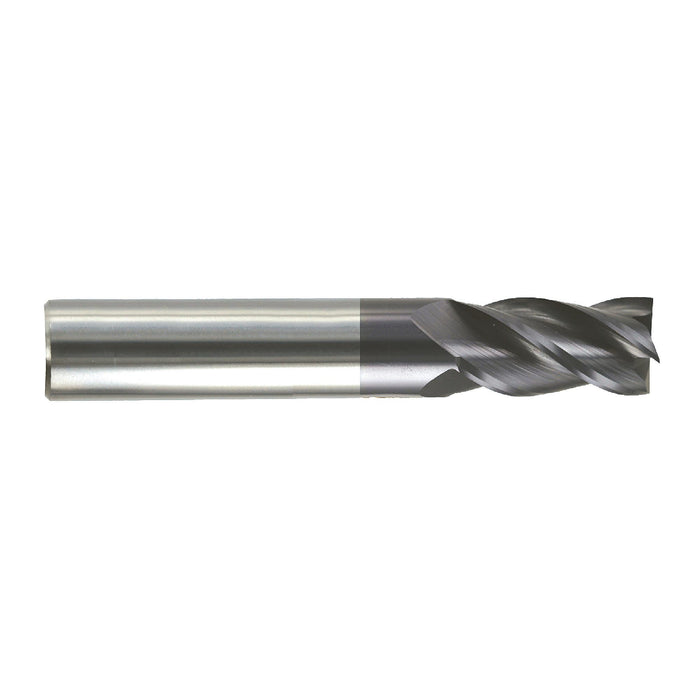 RUSHMORE USA 105699 1/2" Size, 1-1/4" LOC, 4 Flute, AlCrTiN Solid Carbide Finishing End Mill