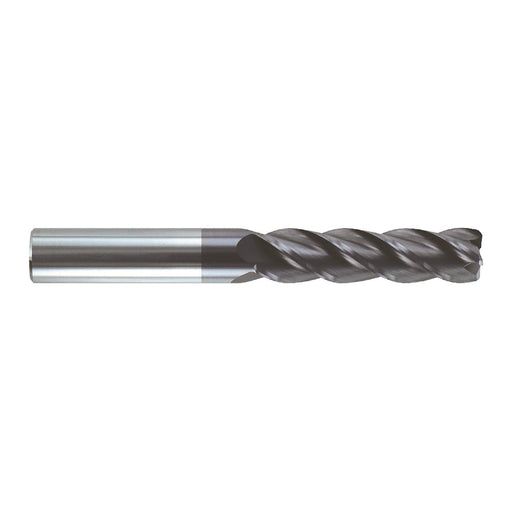 RUSHMORE USA 105705 3/8" Size, 1-1/8" LOC, 4 Flute, AlCrTiN Solid Carbide Finishing End Mill