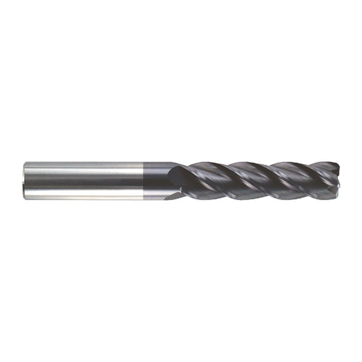RUSHMORE USA 105710 3/8" Size, 1-3/4" LOC, 4 Flute, AlCrTiN Solid Carbide Finishing End Mill