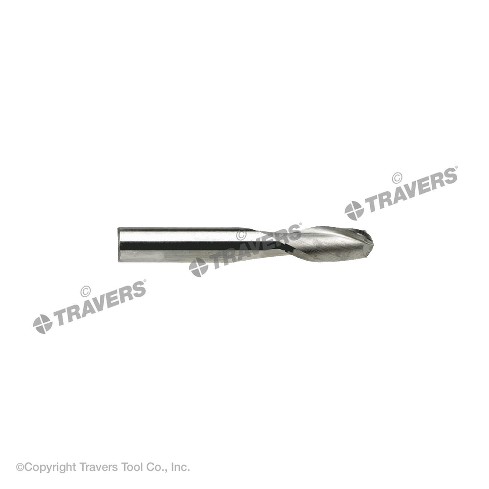 RUSHMORE USA 103535 3/16" Size, 5/8" LOC, 2 Flute, Solid Carbide Ball End Mill