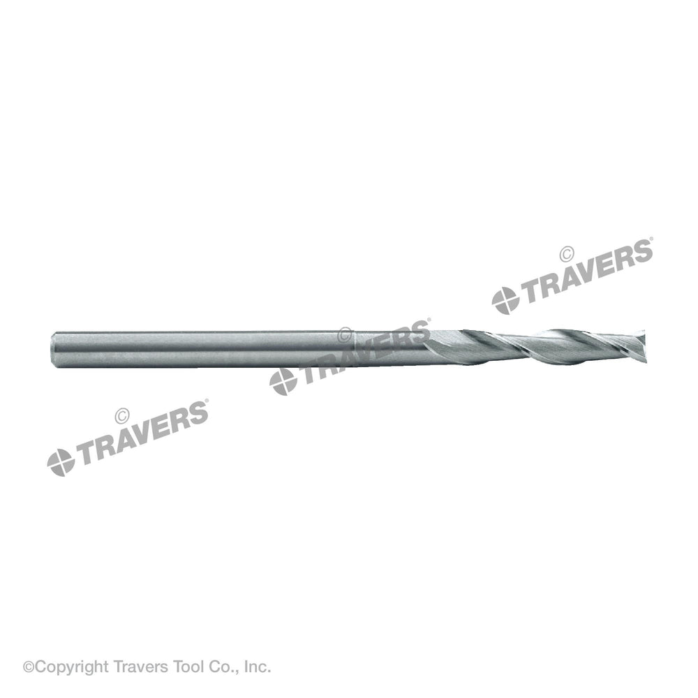 RUSHMORE USA 103571 3/8" Size, 1-1/2" LOC, 2 Flute, Solid Carbide 2 Flute Finishing End Mill