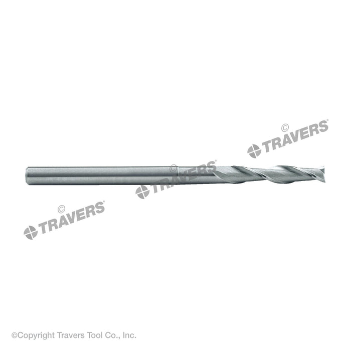 RUSHMORE USA 103572 7/16" Size, 1" LOC, 2 Flute, Solid Carbide 2 Flute Finishing End Mill