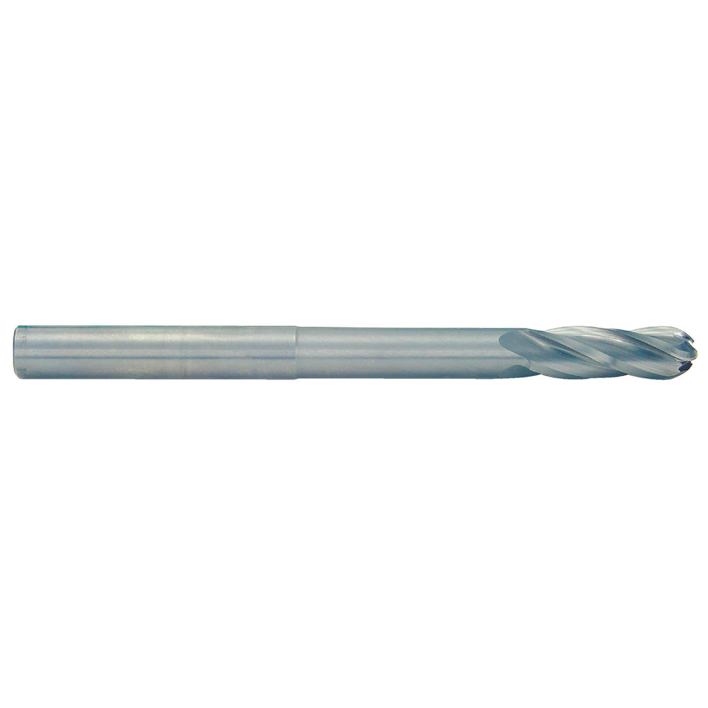 RUSHMORE USA 103626 1/2" Size, 1-1/2" LOC, 4 Flute, Solid Carbide Ball End Mill