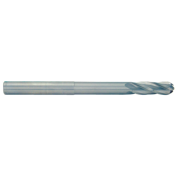 RUSHMORE USA 103626 1/2" Size, 1-1/2" LOC, 4 Flute, Solid Carbide Ball End Mill