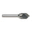 RUSHMORE USA 103654 3/4" Size, 3/8" Shank Diam., 90° Carbide Single Flute Countersink