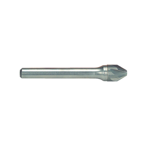 RUSHMORE USA 103684 3/8" Size, 1/4" Shank Diam., 60° Carbide Six Flute Countersink