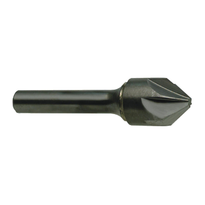RUSHMORE USA 103709 1/2" Size, 1/4" Shank Diam., 82° Carbide Six Flute Countersink