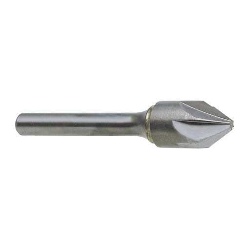 RUSHMORE USA 103718 1" Size, 1/2" Shank Diam., 90° Carbide Six Flute Countersink