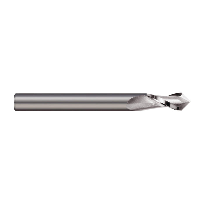 RUSHMORE USA 102652 1/2" Size, 1" LOC, 4 Flute, 90° Point Angle, Solid Carbide Drill Mill