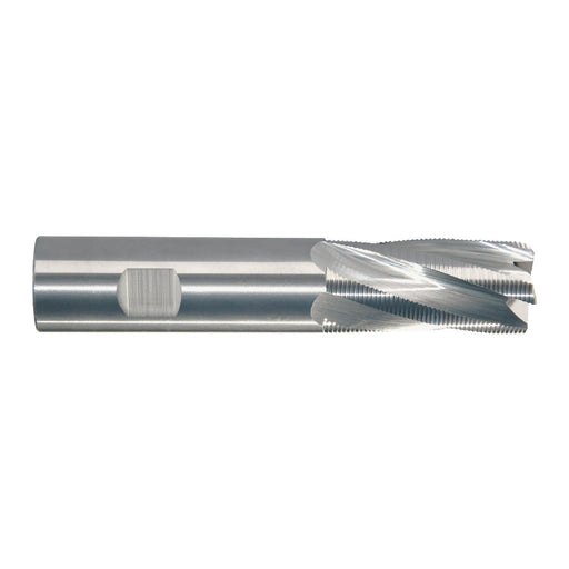 RUSHMORE USA 104800 1/4" Size, 1/2" LOC, 4 Flute, Solid Carbide Roughing End Mill