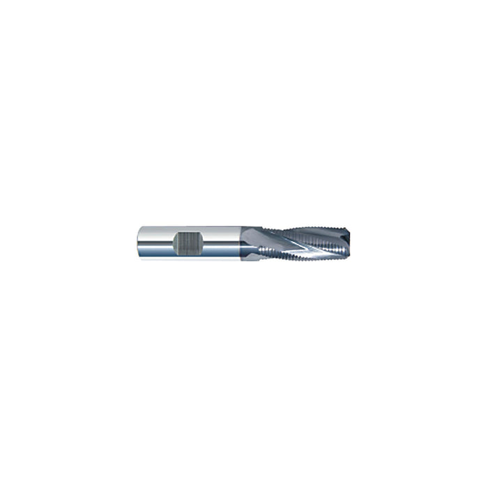 RUSHMORE USA 104824 3/8" Size, Fine Pitch, 5/8" LOC, 4 Flute, Solid Carbide Roughing End Mill