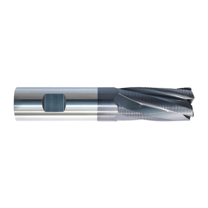 RUSHMORE USA 104839 1" Size, 4-1/8" LOC, 5 Flute, Solid Carbide Roughing End Mill