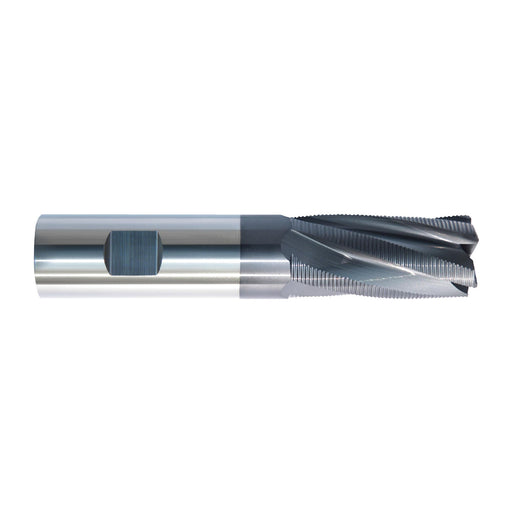 RUSHMORE USA 104838 1" Size, 3-1/4" LOC, 5 Flute, Solid Carbide Roughing End Mill
