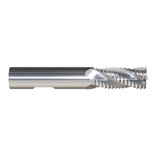 RUSHMORE USA 104841 1/4" Size, 3/4" LOC, 4 Flute, Solid Carbide Roughing End Mill