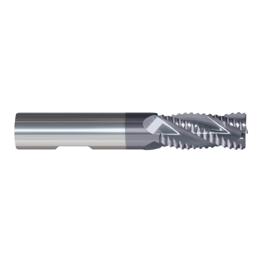 RUSHMORE USA 104856 3/4" Size, Medium Pitch, 1-5/8" LOC, 4 Flute, Solid Carbide Roughing End Mill