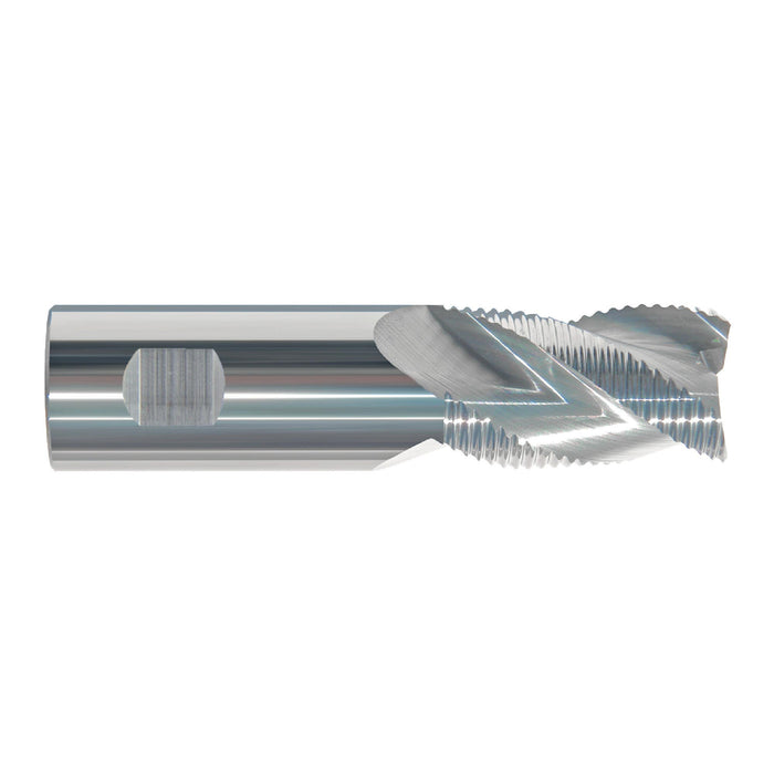 RUSHMORE USA 104863 5/8" Size, Coarse Pitch, 1-1/4" LOC, 3 Flute, Solid Carbide Roughing End Mill