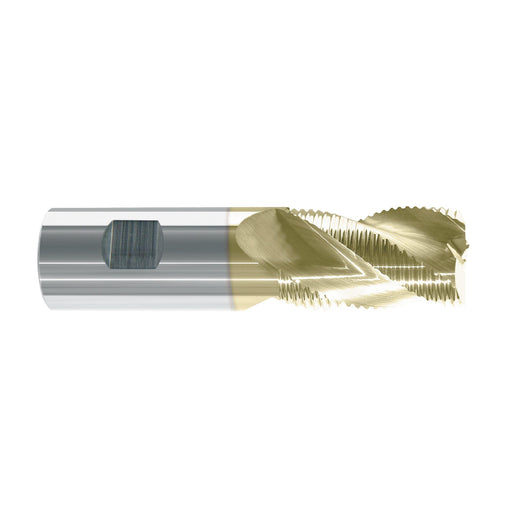 RUSHMORE USA 104866 3/16" Size, 3/4" LOC, 3 Flute, Solid Carbide Roughing End Mill