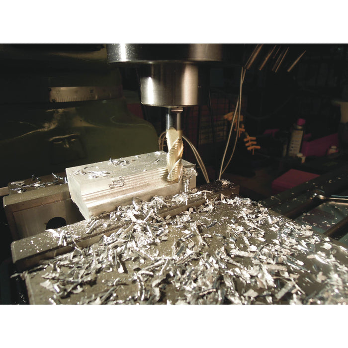 RUSHMORE USA 104868 5/16" Size, 7/8" LOC, 3 Flute, Solid Carbide Roughing End Mill