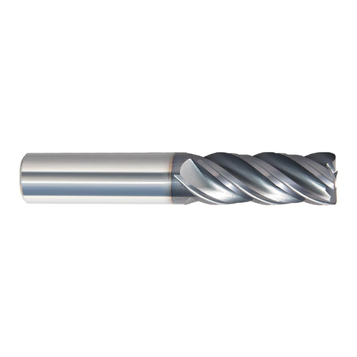 RUSHMORE USA 104954 3/16" Size, 3/8" LOC, 4 Flute, Solid Carbide Roughing/Finishing End Mill