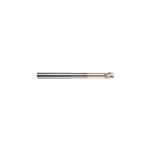 RUSHMORE USA 315388 1/4" Size, 3/8" LOC, 3 Flute, ZrN Solid Carbide Finishing End Mill