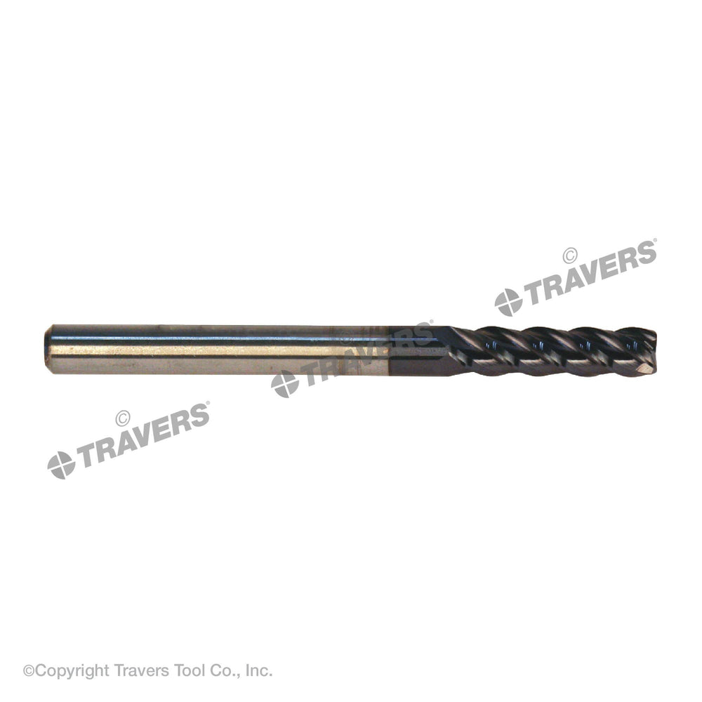 RUSHMORE USA 105642 5/8" Size, 1-1/4" LOC, 4 Flute, AlTiN Solid Carbide Finishing End Mill