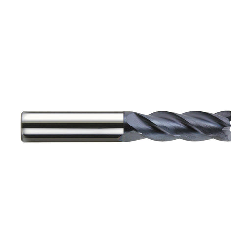 RUSHMORE USA 105648 3/8" Size, 5/8" LOC, 4 Flute, nACRo Solid Carbide Finishing End Mill