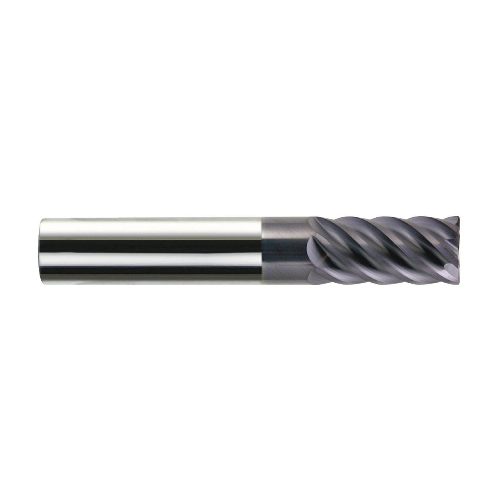 RUSHMORE USA 105661 1/2" Size, 1" LOC, 6 Flute, Solid Carbide Finishing End Mill