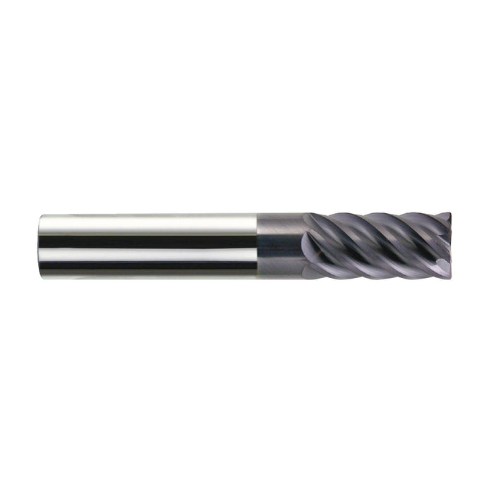 RUSHMORE USA 105661 1/2" Size, 1" LOC, 6 Flute, Solid Carbide Finishing End Mill