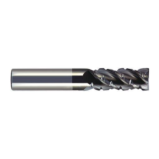 RUSHMORE USA 105672 5/8" Size, 1-1/4" LOC, 4 Flute, Solid Carbide Roughing/Finishing End Mill