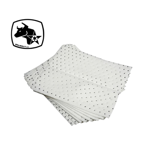 Spill Bully White Oil Only Absorbent Pads