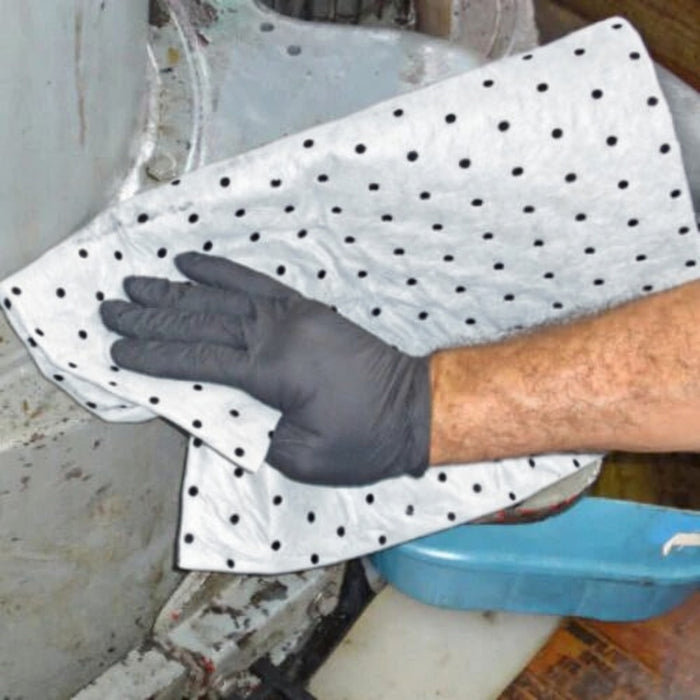 Spill Bully White Oil Only Absorbent Pads