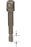 Genius Tools 1/4" Hex Dr. 1/4" Dr. Spinner Handle(for Electric Drill), 65mmL