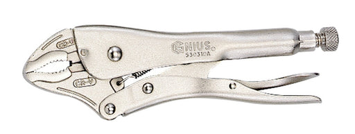 Genius Tools Curved Jaw Locking Pliers with Cutter, 250mmL