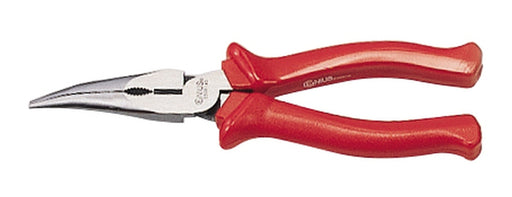 Genius Tools Bent Nose Pliers w/plastic handle, 200mmL