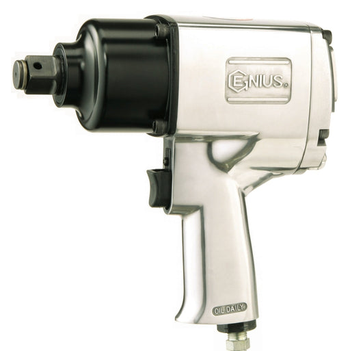 Genius Tools 3/4" Dr. Air Impact Wrench, 1,100 ft. lbs. / 1,491 Nm