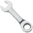Genius Tools 11/16" Stubby Combination Ratcheting Wrench