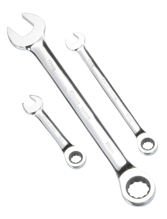 Genius Tools 1/2" Combination Ratcheting Wrench