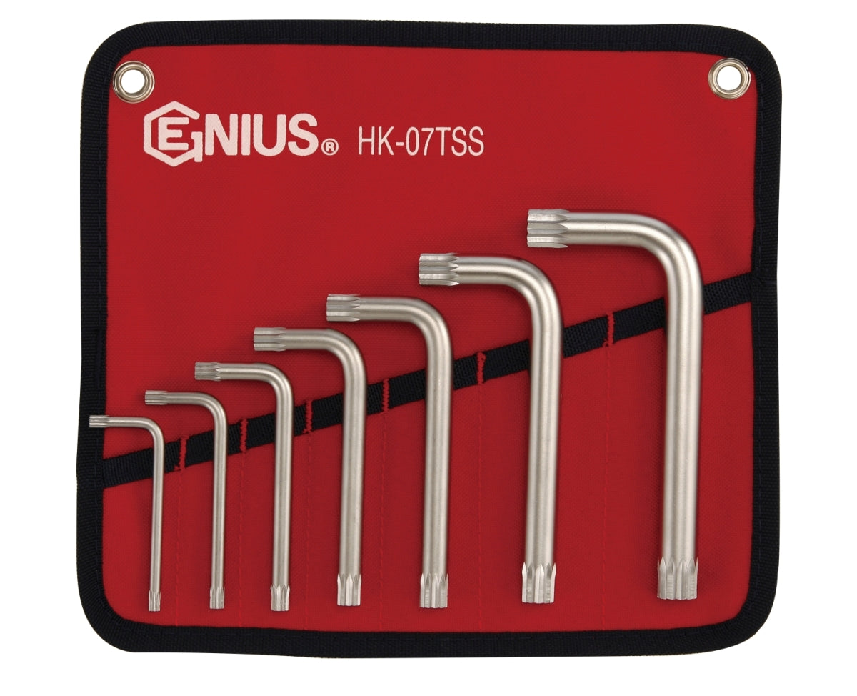 Genius Tools 7pc Triple Square Key Wrench Set (S2 Material)