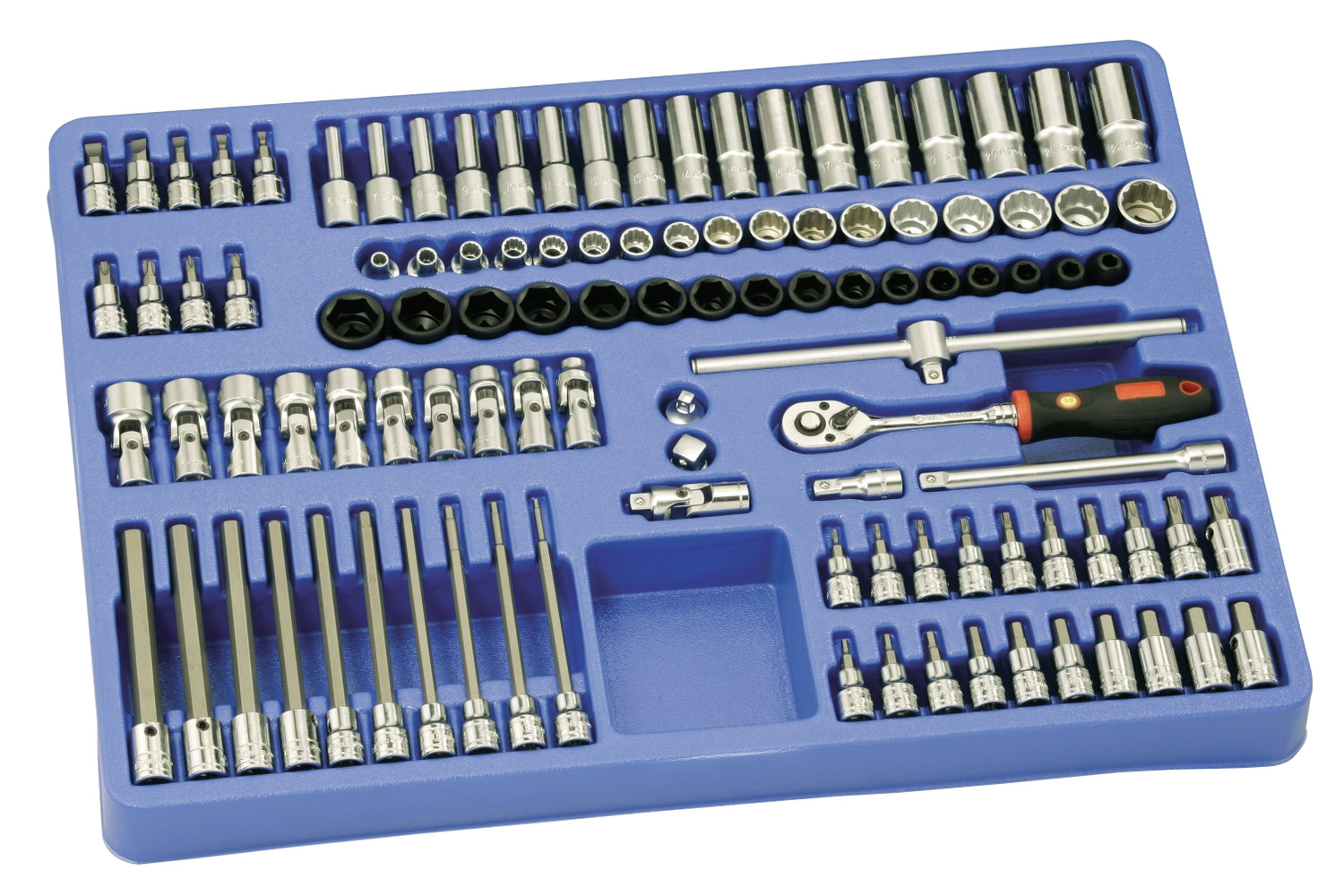 Genius Tools 106pc 3/8" Dr. Metric Tool Set